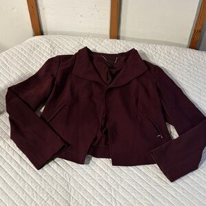 White House Black Market Deep Burgundy Blazer
